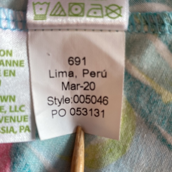 Lilly Pulitzer Tropical Pink and Green Tank Top - Picture 12 of 14